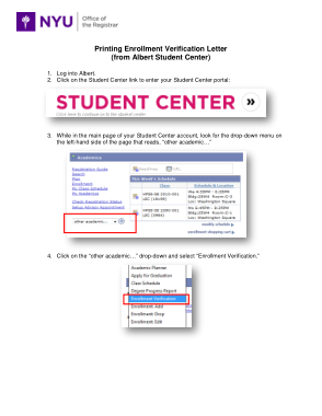 Free Download PDF Books, Student Enrollment Verification Letter Template