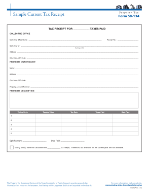 Free Download PDF Books, Sample Current Tax Payment Receipt Form Template