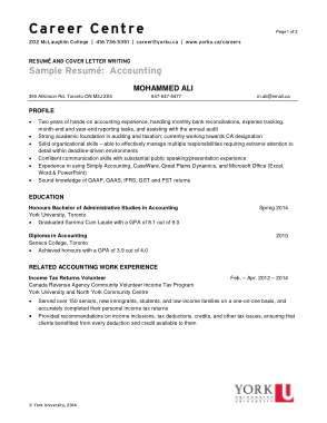 Free Download PDF Books, Experienced Staff Accountant Resume Template
