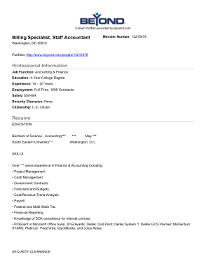 Free Download PDF Books, Professional Staff Accountant Resume Template