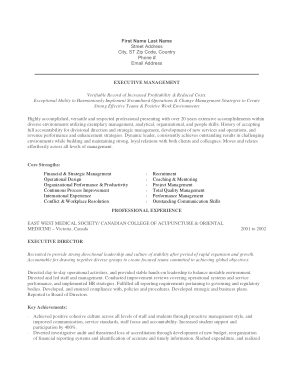 Free Download PDF Books, Healthcare Executive Director Resume Template