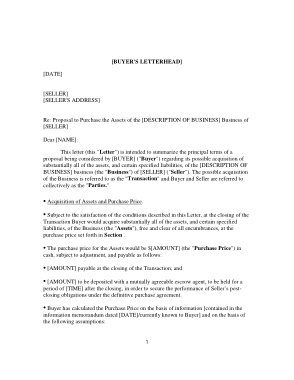 Free Download PDF Books, Formal Letter of Intent to Purc Template