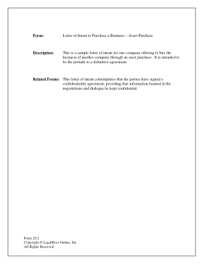 Free Download PDF Books, Sale of Business Letter of Intent Template