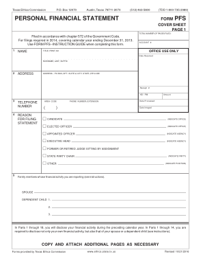 Free Download PDF Books, Personal Financial Statement Form Example Template