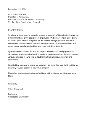 reference letter for phd position