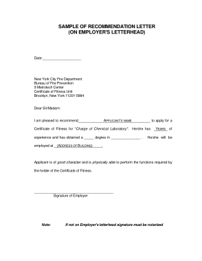 Free Download PDF Books, Sample Past Employer Recommendation Letter Template