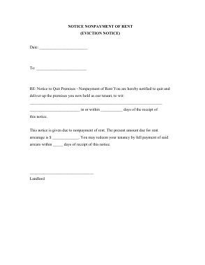 Free Blank Eviction Notice Forms Template Free Download Free Pdf Books