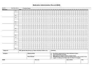 Free Download PDF Books, Medical Administration Record Form Template