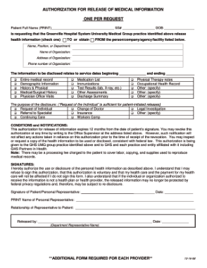 Free Download PDF Books, Generic New Patients Records Release Form Template