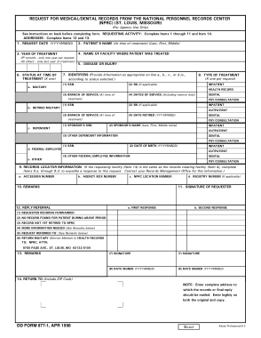 Free Download PDF Books, Military Medical Records Request Form Template