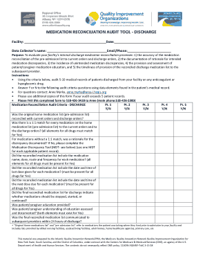 Free Download PDF Books, Discharge Medication Reconciliation Form Template