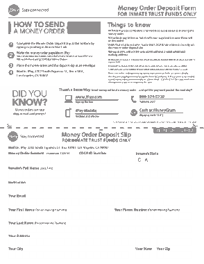 Free Download PDF Books, Money Order Deposit Form Template