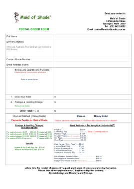 Free Download PDF Books, Postal Money Order Form Template