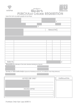 Free Download PDF Books, Purchase Order Requisition Form Sample Template