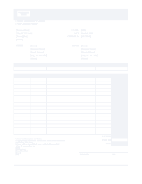 Free Download PDF Books, Purchase Order Template in Excel Template