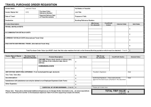 Free Download PDF Books, Travel Purchase Requisition Order Form Template