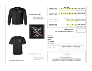free printable t shirt order form template free download free pdf books