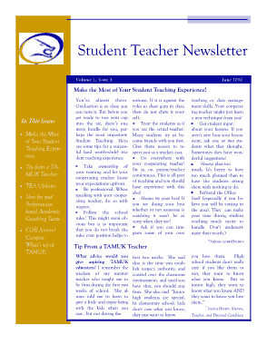 Free Download PDF Books, Weekly Teacher Newsletter Template