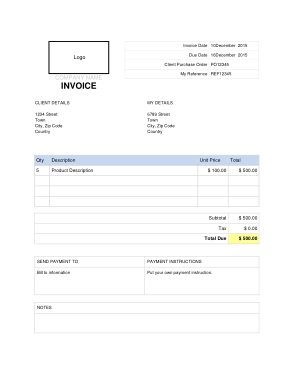 Free Download PDF Books, Sample Commercial Invoice Free Template