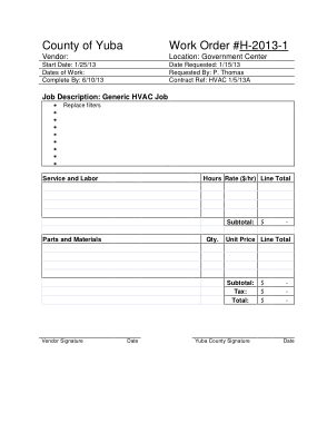Free Download PDF Books, HVAC Repair Invoice Template