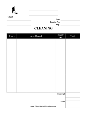 Cleaning Service Invoice Template Free Download Free Pdf Books