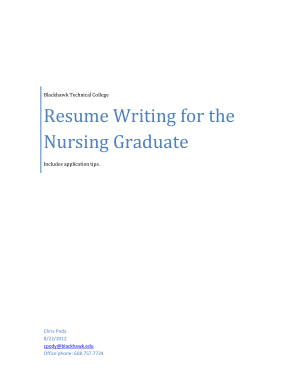 Free Download PDF Books, Nurse Resume Skills Template