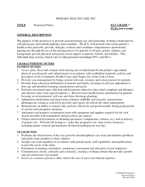 Free Download PDF Books, RN Job Description For Resume Template