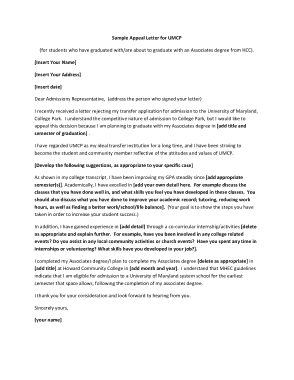 Free Download PDF Books, Graduate Student Appeal Letter Template