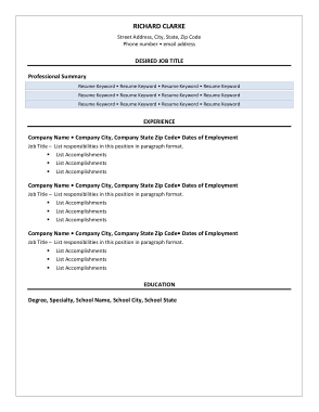 Free Download PDF Books, Sample New Graduate Resume Template