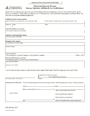 Free Download PDF Books, Vehicle Name Affidavit Form Template
