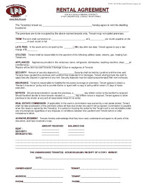 Free Download PDF Books, Blank Rent Agreement Form Template