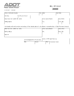 Free Download PDF Books, Arizona Motor Vehicle Bill of Sale Form 48 2004 Form Template