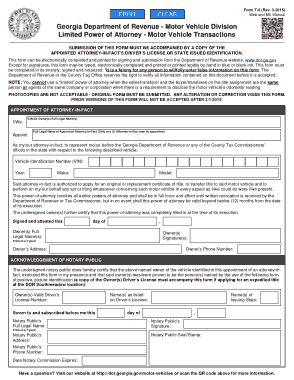 Free Download PDF Books, Ga Motor Vehicle Power Of Attorney Form T8 Template