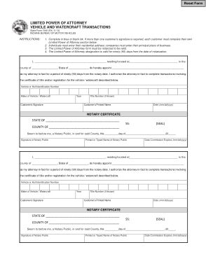 Free Download PDF Books, Indiana Motor Vehicle Power Of Attorney Form 01940 Form Template