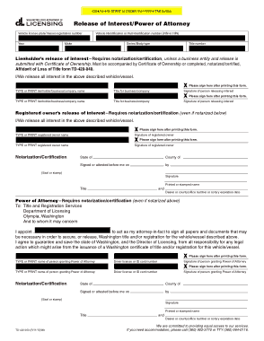 Free Download PDF Books, Washington Motor Vehicle Power Of Attorney Form Template