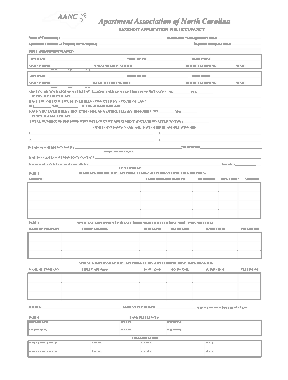 Free Download PDF Books, North Carolina Apartment Association Rental Application Form Template