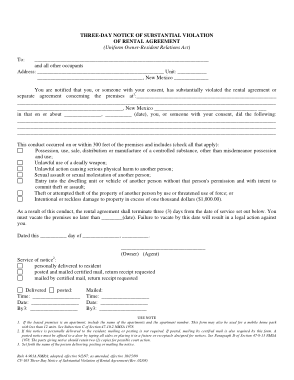 Free Download PDF Books, New Mexico Notice To Quit Nonpayment Of Rent Form Cv 105 Form Template
