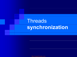 Free Download PDF Books, Java Threads Synchronization – Java Lecture 18