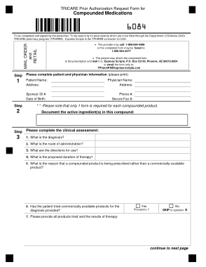 Free Download PDF Books, Tricare Prior Authorization Form Compound Medications Fillable Template