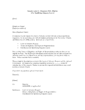 Free Download PDF Books, Employee Leave Request Cover Letter Template