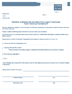 Free Download PDF Books, Insurance Cancellation Request Letter Template
