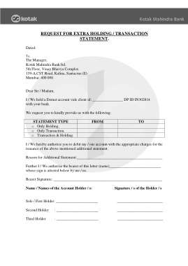 Free Download PDF Books, Statement Request Letter Template