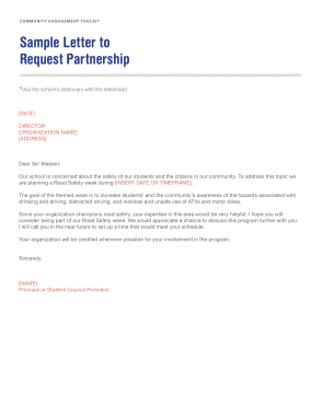 Free Download PDF Books, Sample Letter To Request Partnership Format Template