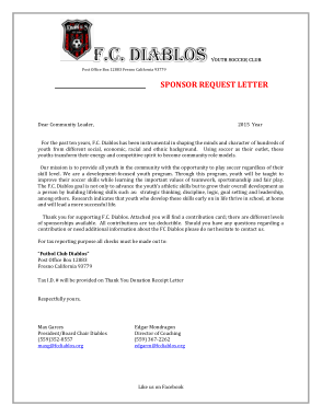 Free Download PDF Books, Sponsorship Request Letter For Sports Template