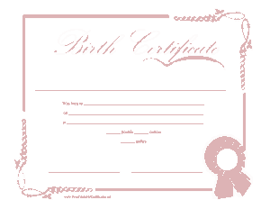 Free Download PDF Books, Sample Birth Certificate Application Template