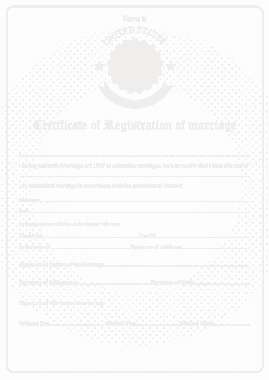 Free Download PDF Books, Marriage Registration Certificate Template
