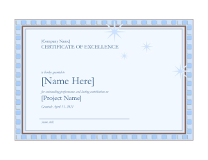 Free Download PDF Books, Project Employee Excellence Award Certificate Template