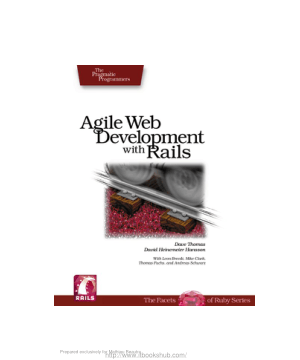 Agile Web Development With Rails