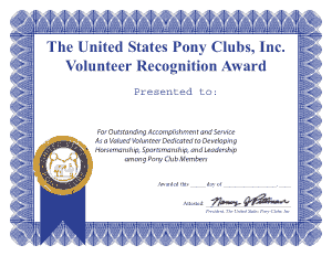 Free Download PDF Books, Volunteer Recognition Award Certificate Template