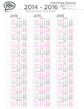 Free Download PDF Books, Free Sample 3 Year Monthly Calendar Template